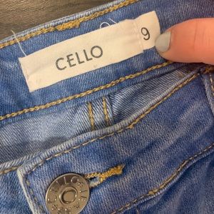 Cello Lightwash Ripped Skinny Jeans